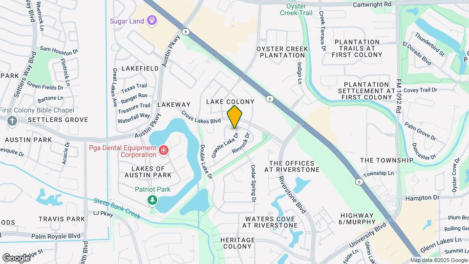 3010 Granite Lake Dr Map and Location Details