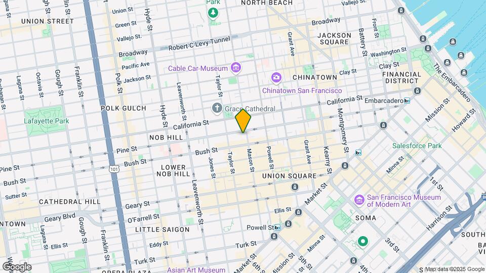735-767 Mason St Mapa y Detalles de la Ubicación