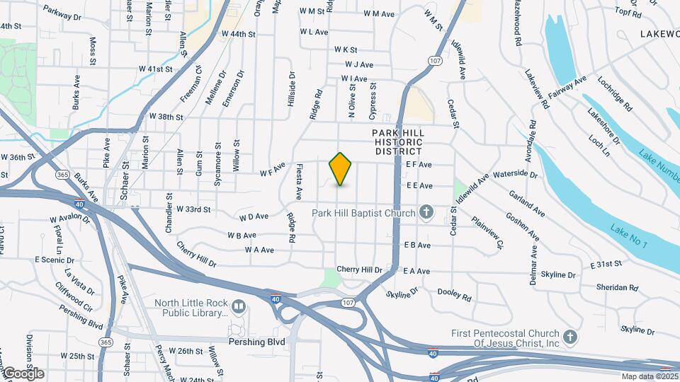 3414 N Magnolia St Map and Location Details