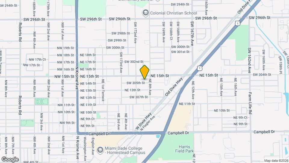 701 NE 14th St Map and Location Details