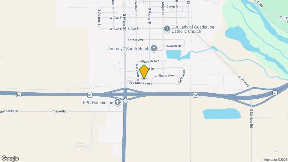 14 Des Moines Ave Map and Location Details