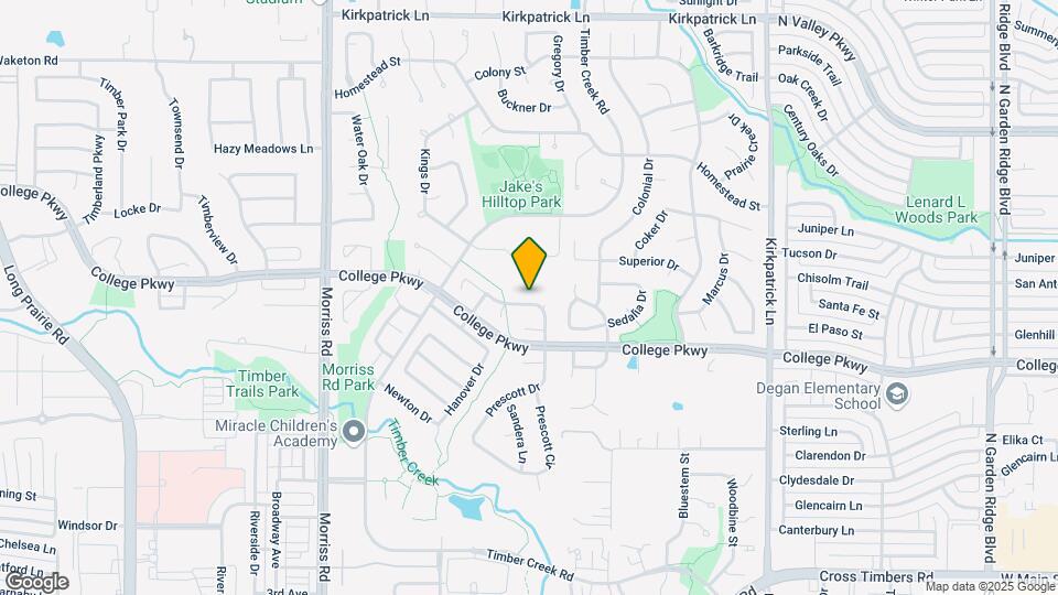 1616 Lansdale Dr Map and Location Details