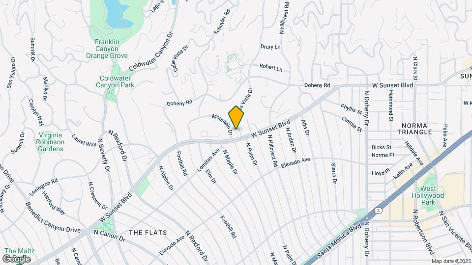 9451 W Sunset Blvd Map and Location Details