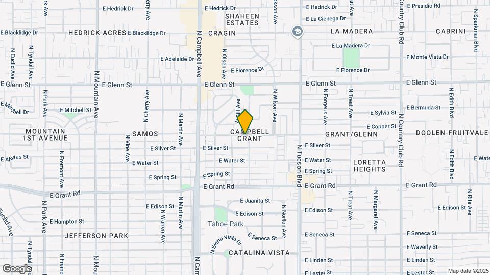 2134 E Copper St Map and Location Details