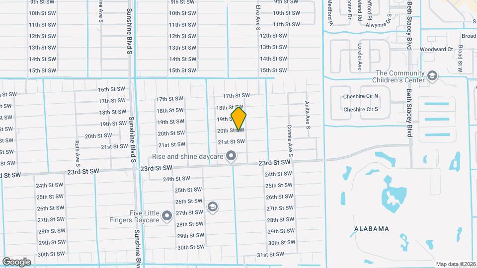 2805 20th St SW Map and Location Details