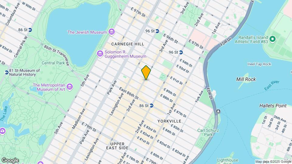 1577 3rd Ave Mapa y Detalles de la Ubicación