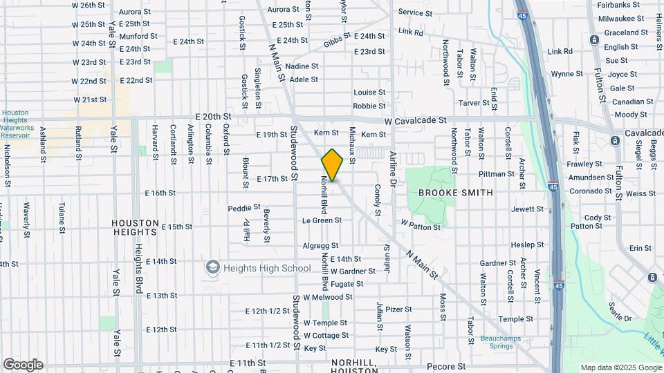 1032 Walling St-Unit -B Map and Location Details