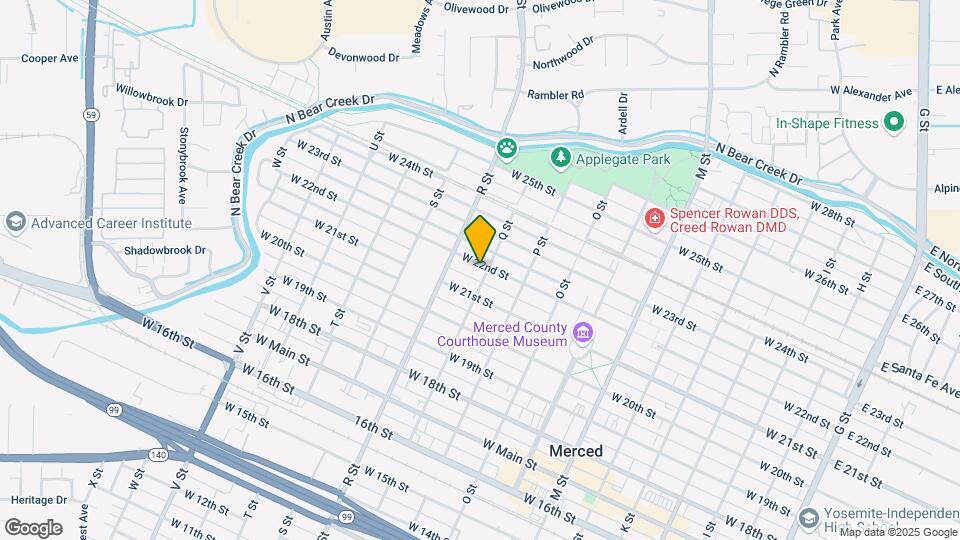 1002 W 22nd St Map and Location Details