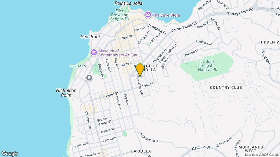 7555 Herschel Ave Map and Location Details