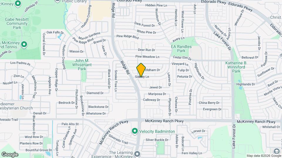 6017 Sidney Ln Map and Location Details