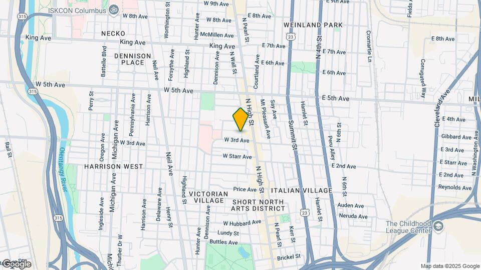 40 West Mapa y Detalles de la Ubicación