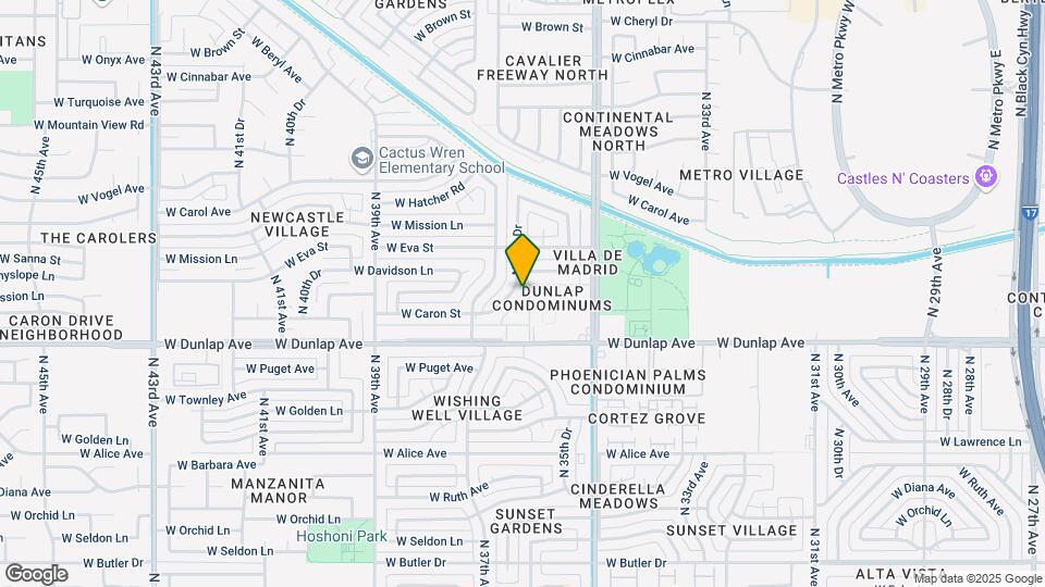 9047 N 36th Dr Map and Location Details