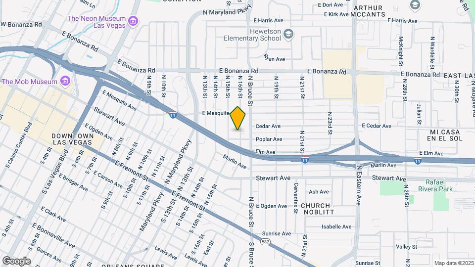 367 N 16th St Map and Location Details