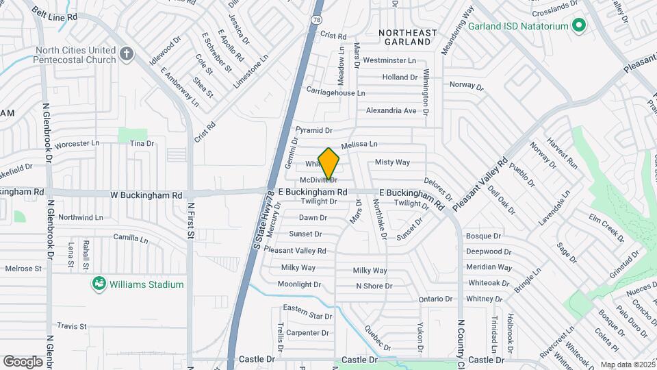 710 McDivitt Dr Map and Location Details