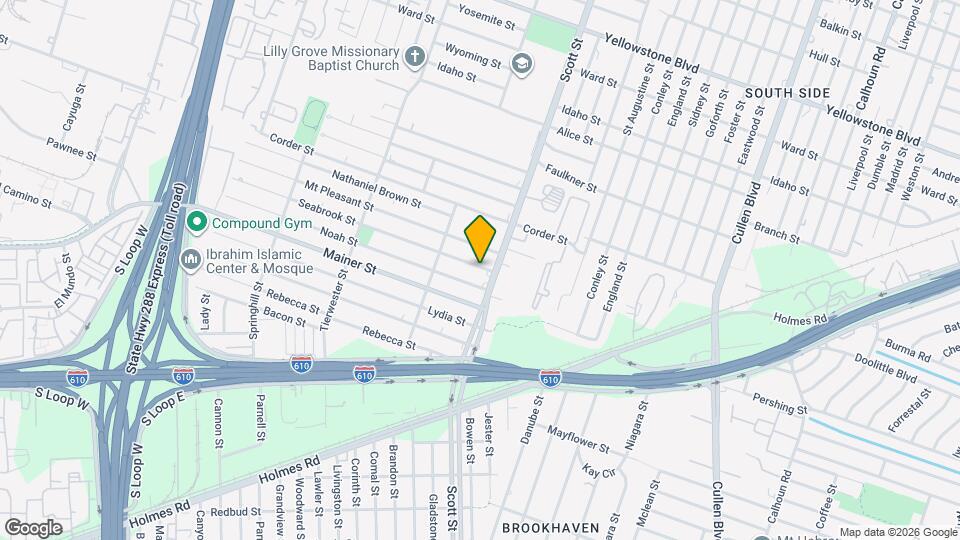 3846 Seabrook St Mapa y Detalles de la Ubicación