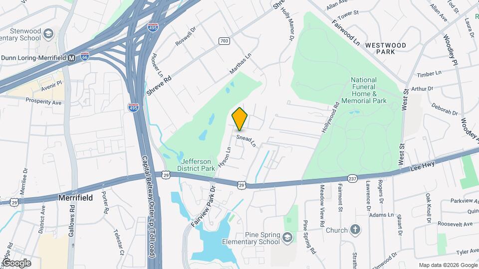 7844 Snead Ln Map and Location Details