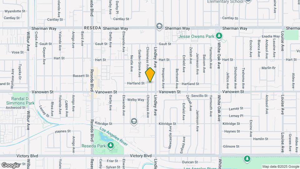 6824 Chimineas Ave Map and Location Details