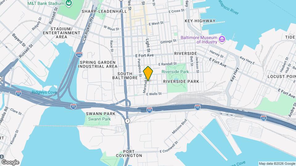 1736 Light St, Unit A Mapa y Detalles de la Ubicación