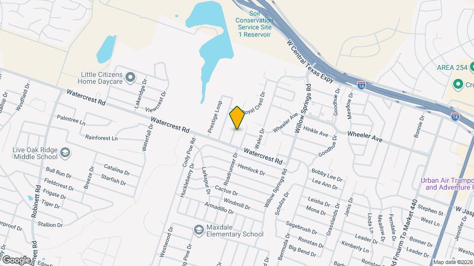 1408 Westway Dr Map and Location Details