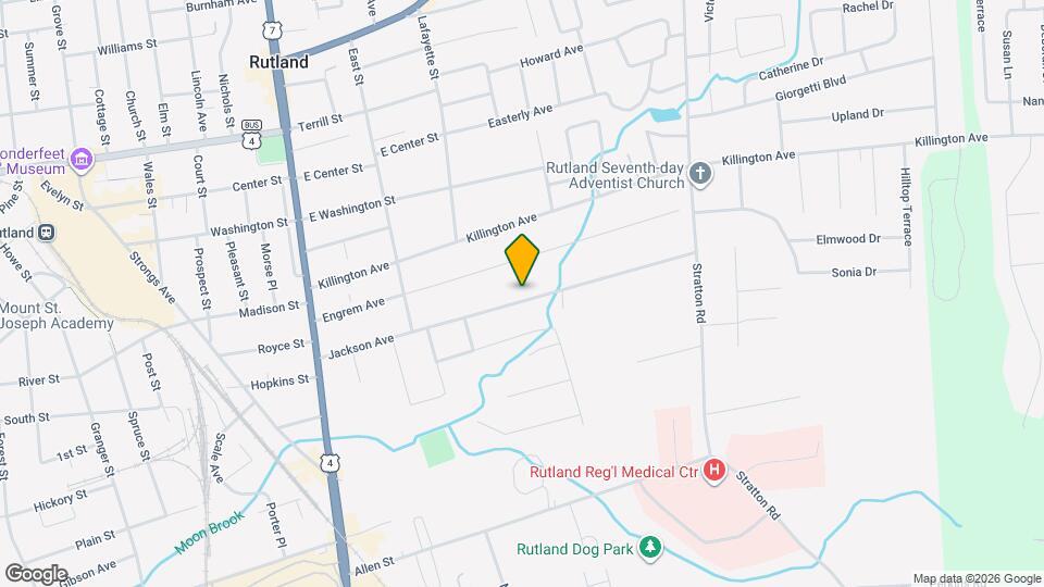 87 Jackson Ave, Unit Downstairs Map and Location Details