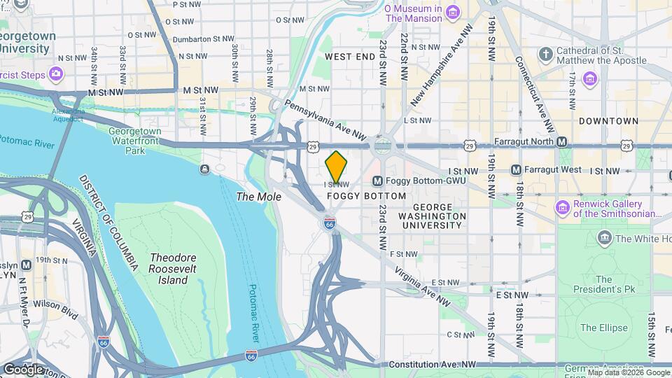 2426 I St NW Map and Location Details