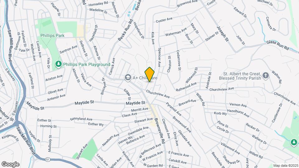 118 Kirk Ave Map and Location Details