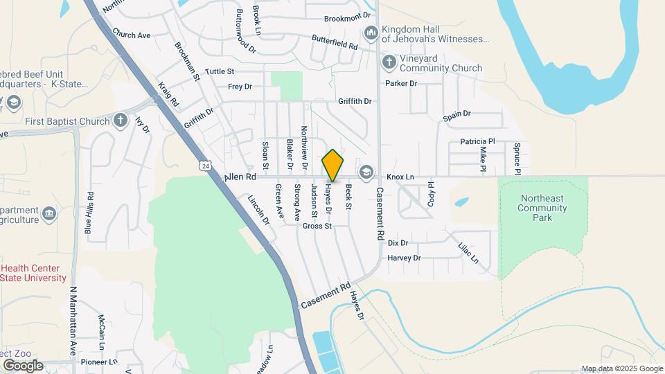 2044 Hayes Dr Map and Location Details