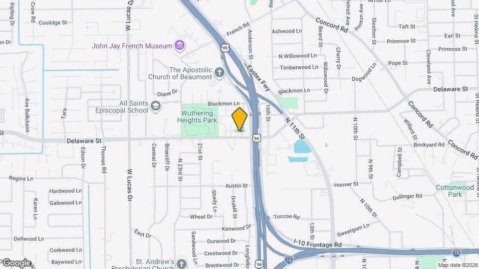 3508 Delaware St Map and Location Details