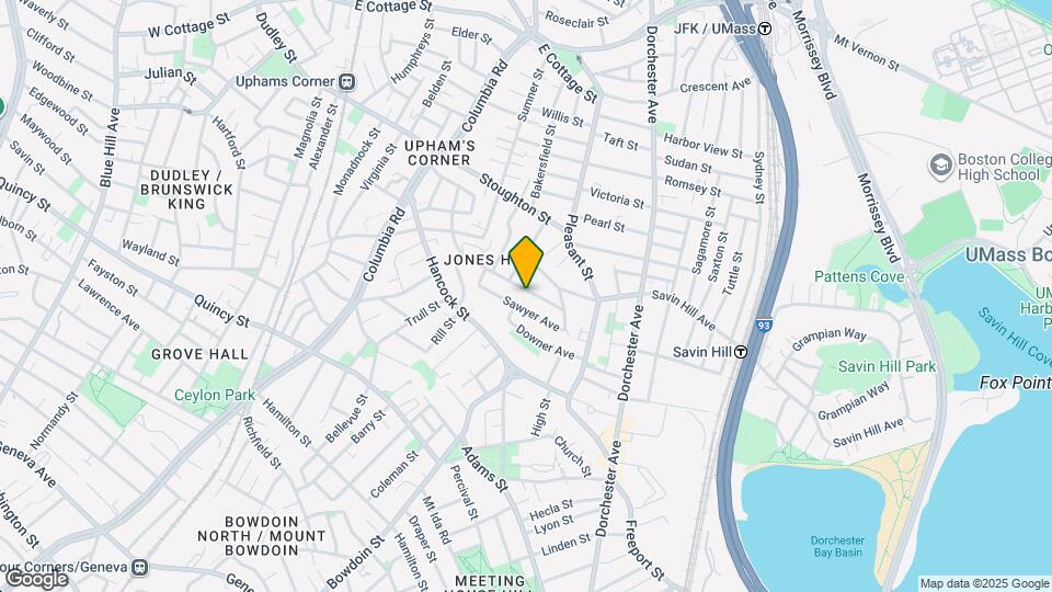 123 Cushing Ave Map and Location Details