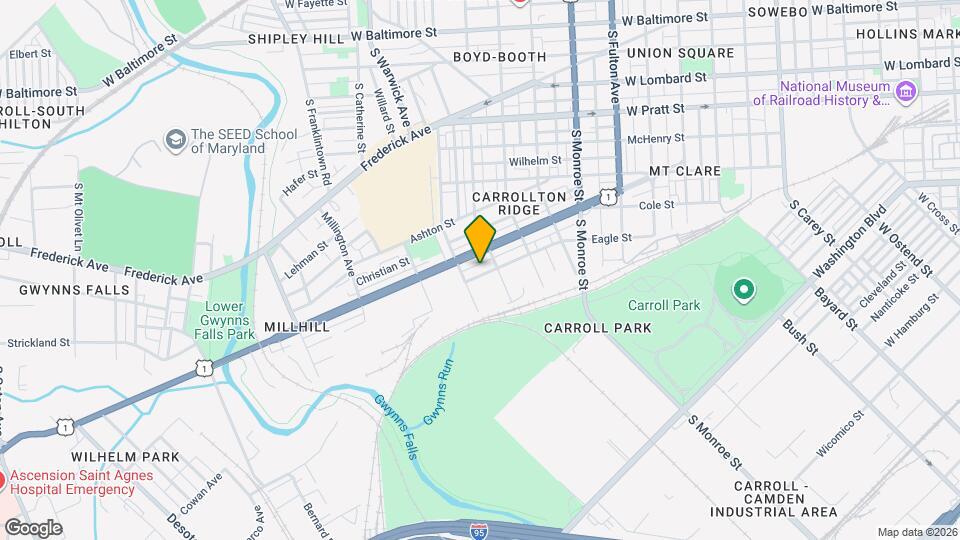 2220 Eagle St Map and Location Details