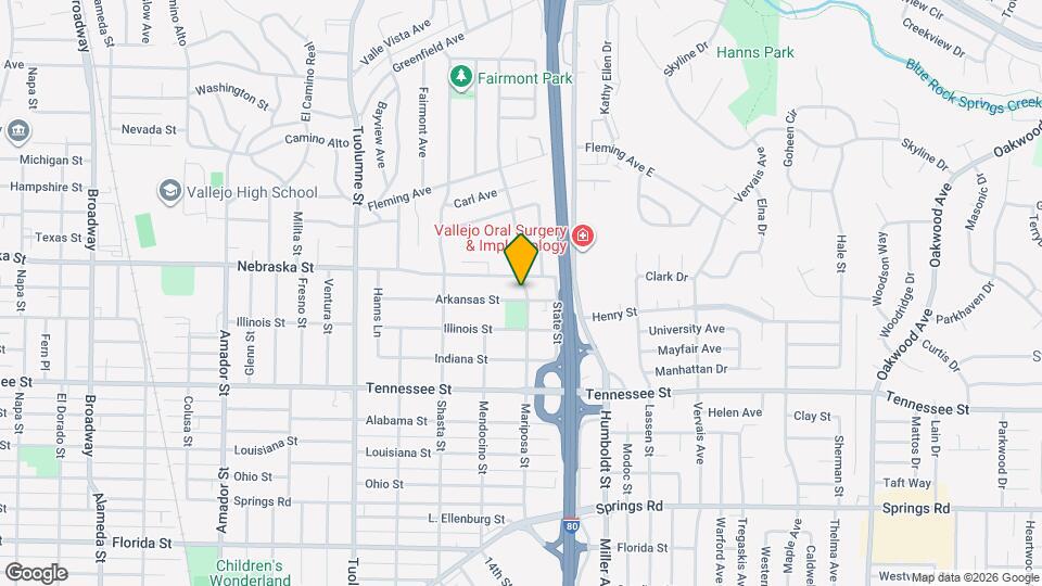 905-905 Mariposa St Map and Location Details