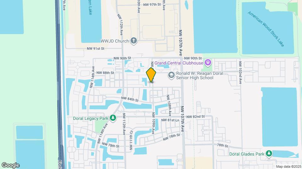 8675 NW 109th Ct Map and Location Details