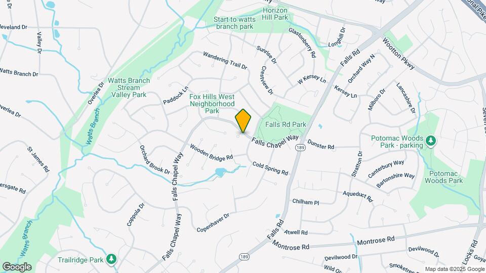 8804 Falls Chapel Way Map and Location Details