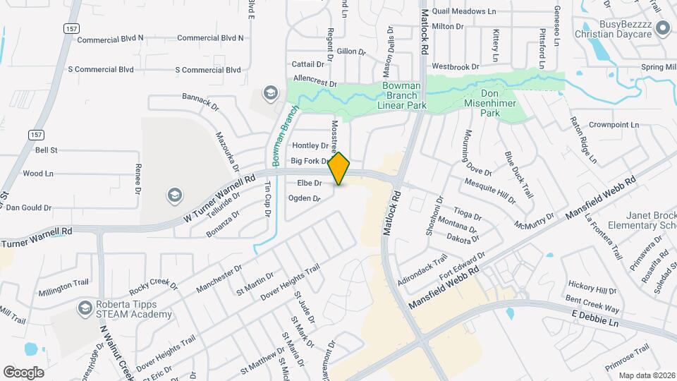8109 Mosstree Dr Map and Location Details