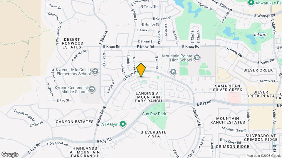3829 E Ironwood Dr Map and Location Details