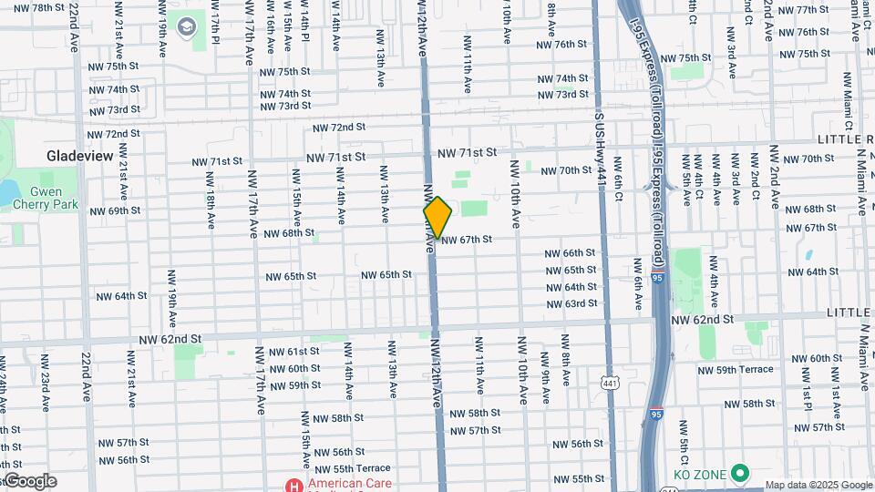 1190 NW 67th St Map and Location Details