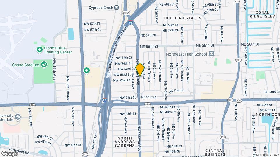 5272 N Andrews Ave Map and Location Details