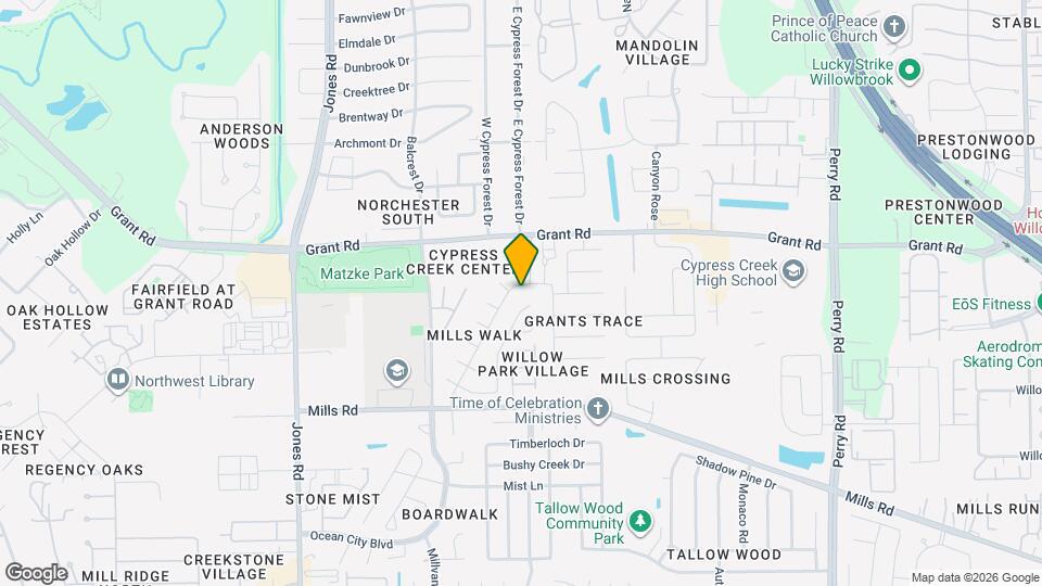 10507 Mills Walk Dr Mapa y Detalles de la Ubicación