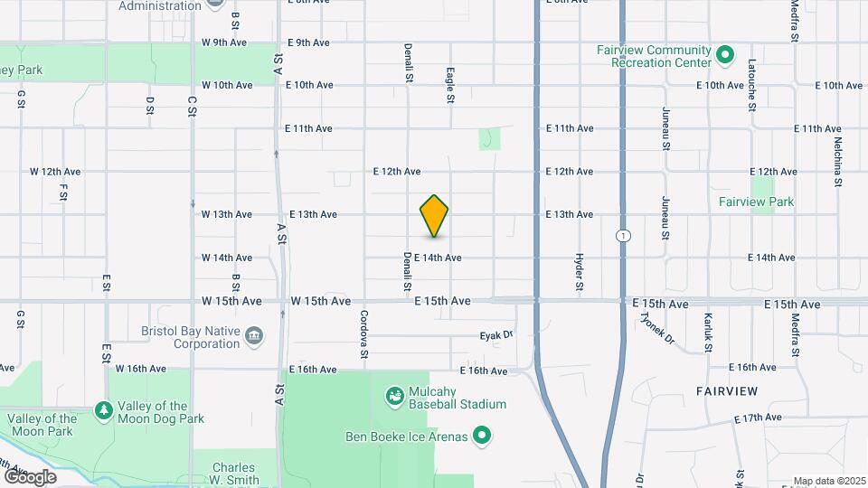 433 E 14th Ave Map and Location Details