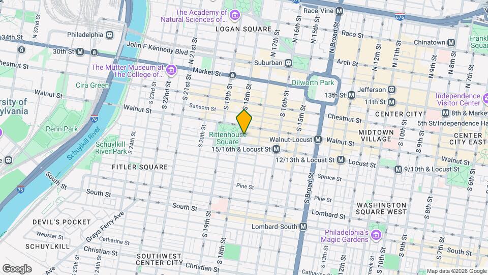 225 S 18th St, Unit 714 Map and Location Details