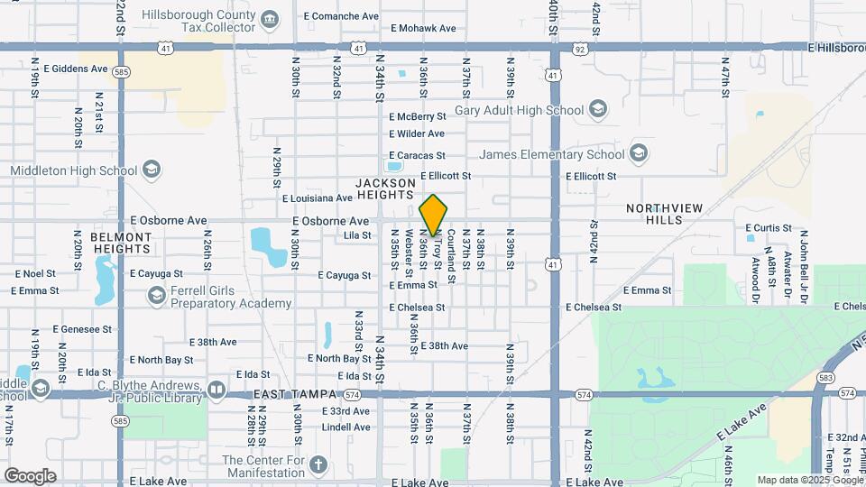 4616 N Troy St Mapa y Detalles de la Ubicación