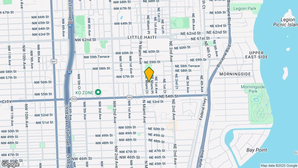 50 NE 56th St Map and Location Details