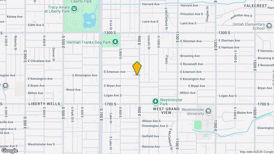 881 E Kensington Ave, Unit B Map and Location Details