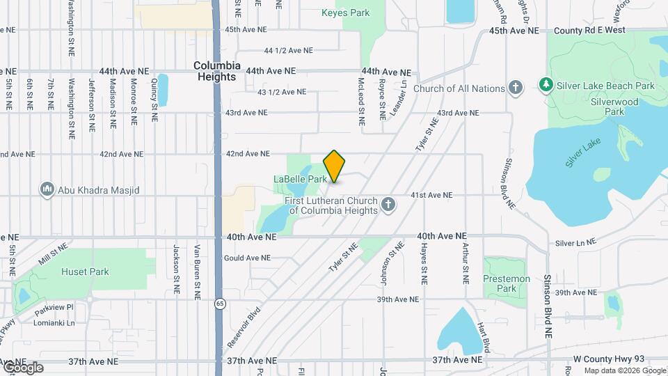 1316 Circle Terrace Blvd NE Mapa y Detalles de la Ubicación