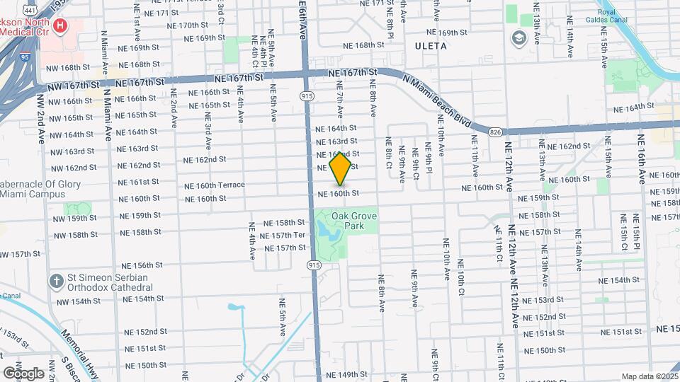 695 NE 160th St Map and Location Details