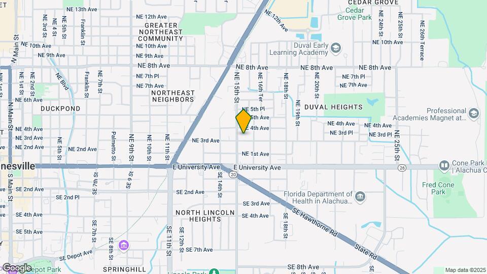 1512 NE 3rd Ave Mapa y Detalles de la Ubicación