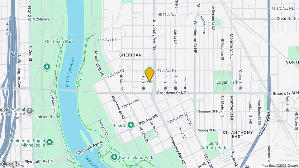 314 12th Ave NE Map and Location Details