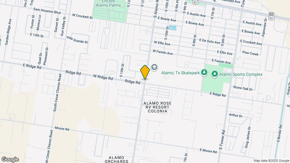 14 S Alamo Rd Map and Location Details