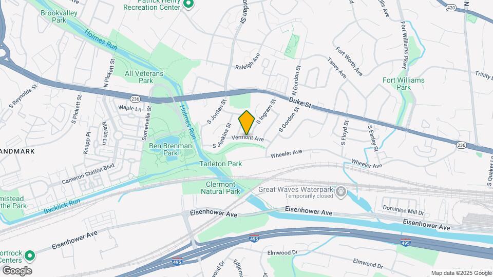 4410 Vermont Ave Map and Location Details