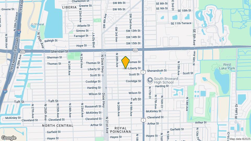 1918 Liberty St Mapa y Detalles de la Ubicación